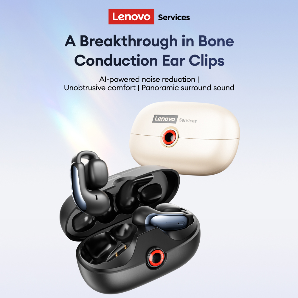 Wireless Earbuds Case - Lenovo LES-108 Conduction osseuse TWS oreille