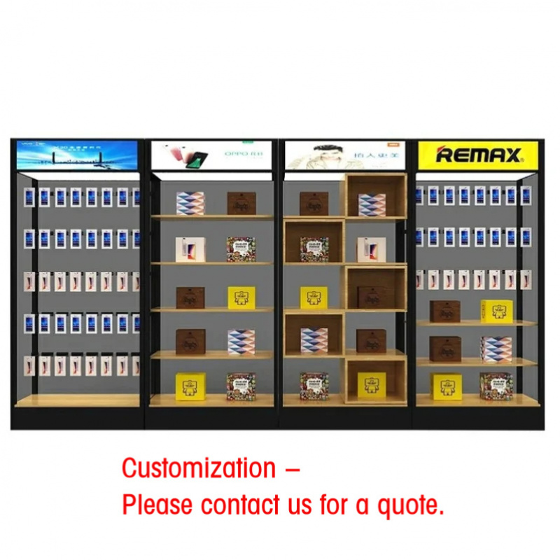 Phone Accessories Shop - Présentoir de décoration moderne pour magasin