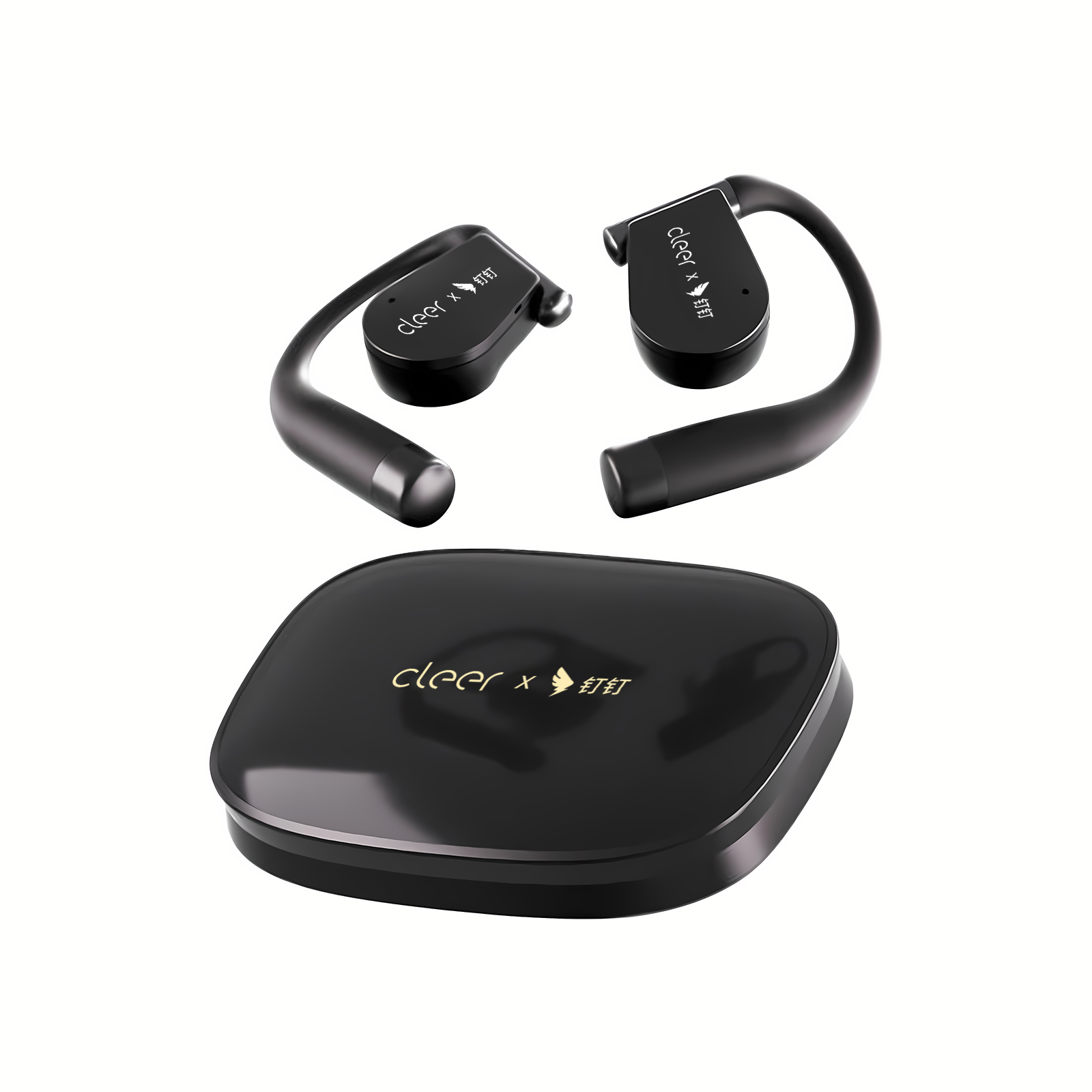 Wireless Earbuds Case - Écouteurs IA DingTalk H1, enregistrement et