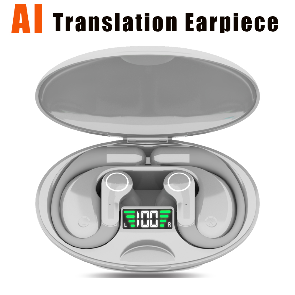 Wireless Earbuds Case - Écouteurs Traducteurs IA : Traductions Bidirectionnelles