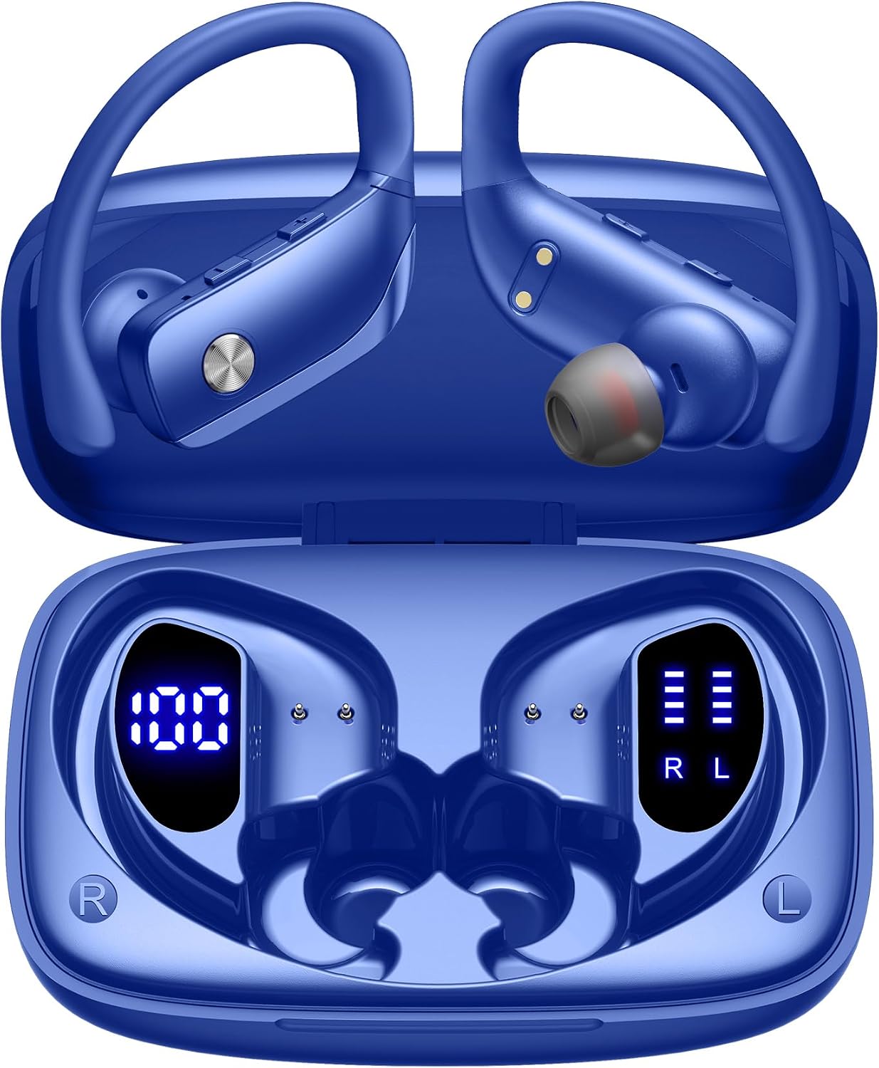 Wireless Earbuds Case - Écouteurs sans fil avec 80h d'autonomie,