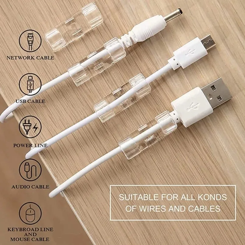Clips organisateurs de câbles, - Usb Data Cable avis et prix