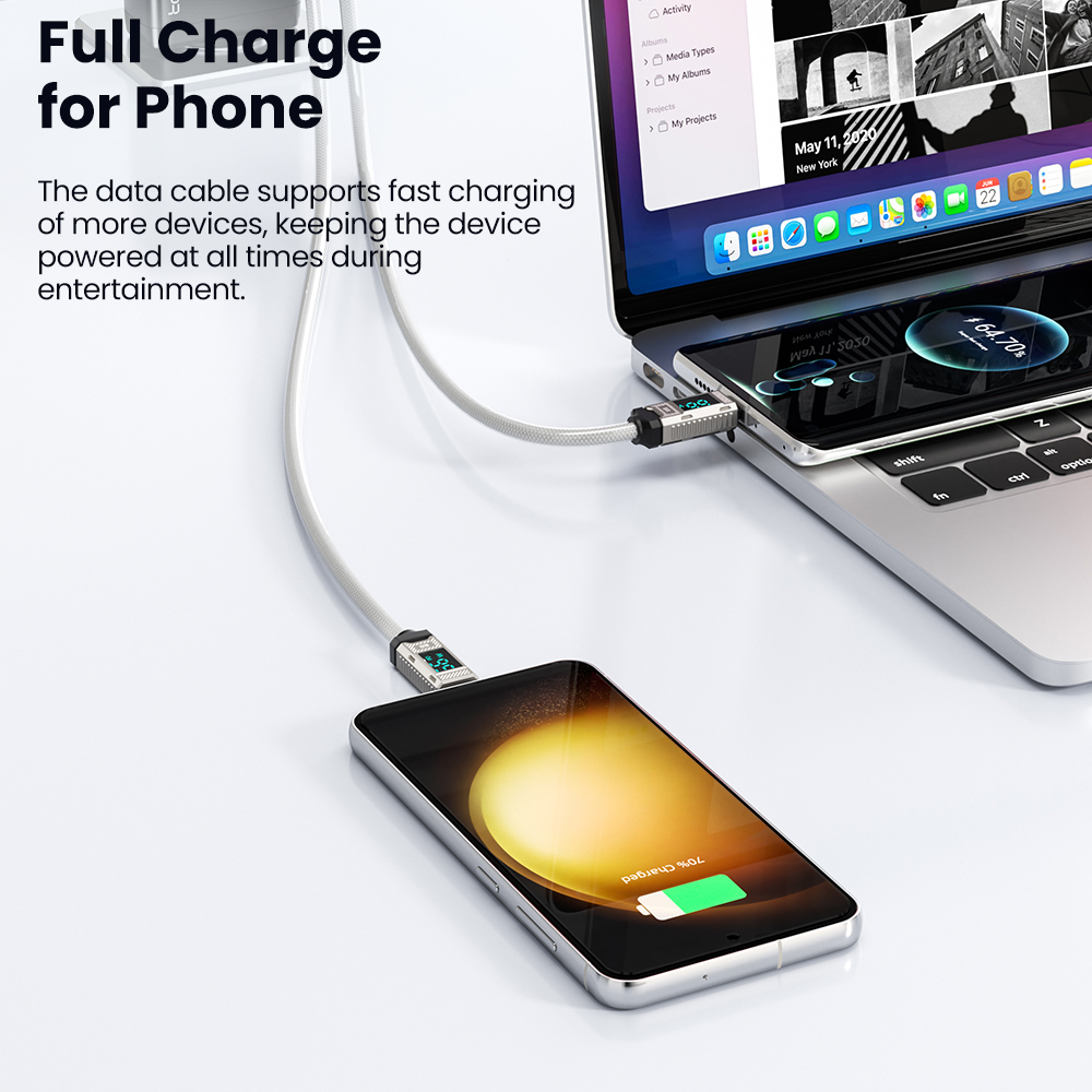Toocki PD 66W USB C câble 6A a - Usb Data Cable avis et prix