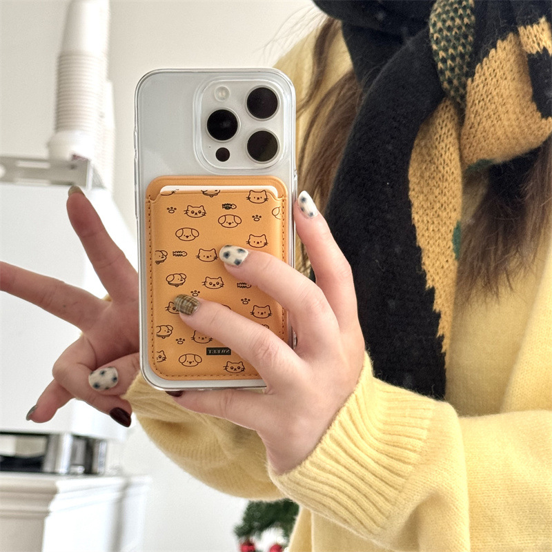 Portefeuille magnétique en cui - Phone Accessories For Girls avis et prix